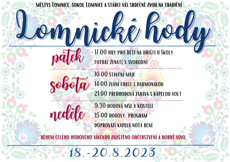Lomnické hody 2023